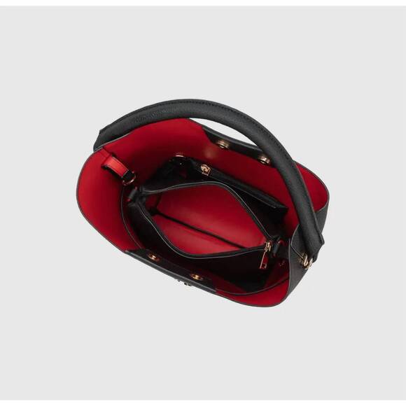 NEW MELIE BIANCO women's karianna vegan crossbody bag in black - Picture 4 of 7